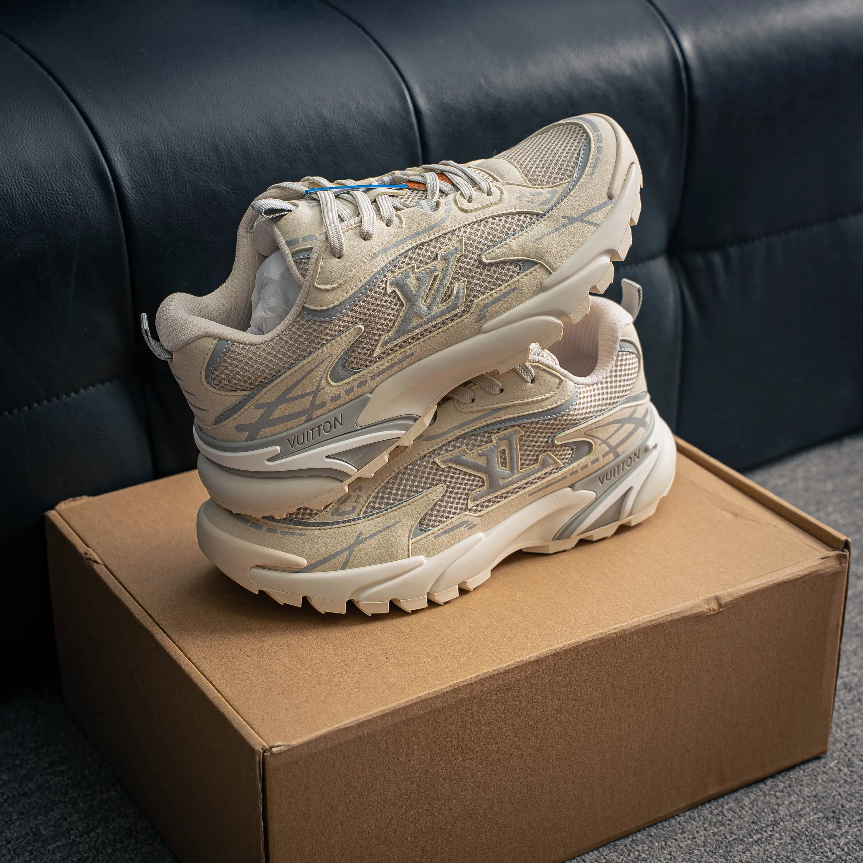 # Lv Tatic Runner Tatic Runner Series Platform Sole Chunky Sneakers， Retro Shoes ， 。Shoes ， "VUITTON
